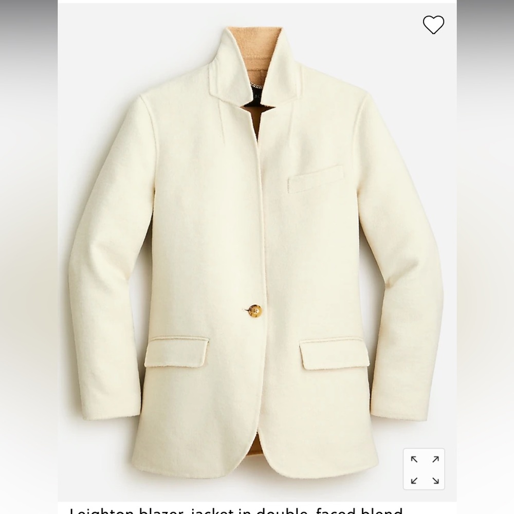 Leighton Blazer-jacket In Double-faced Wool NWT